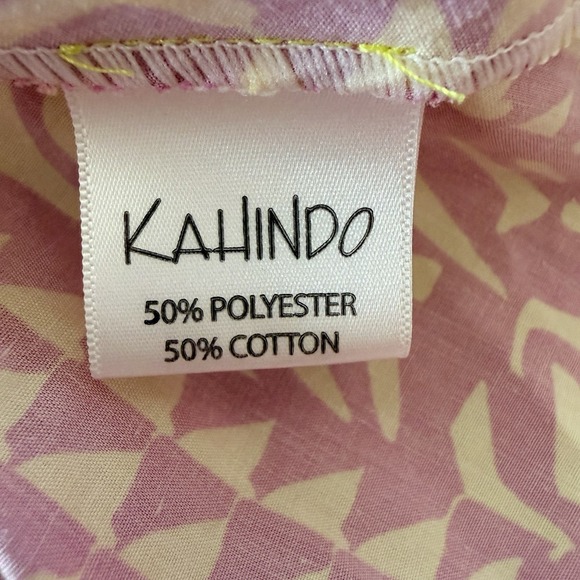 NWOT Anthropologie Kahindo Strapless Ruffled Pink & Yellow Maxi Dress Size Large - Picture 11 of 12